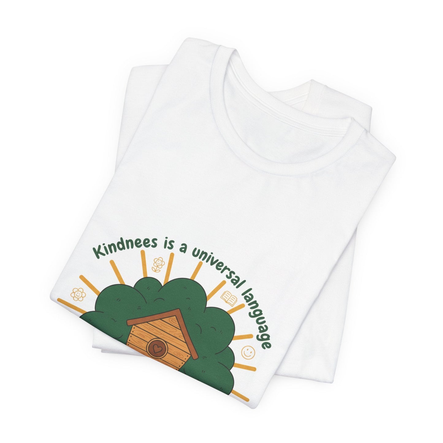 Kindness Is a Universal Language Tee | eco tee, climate humor