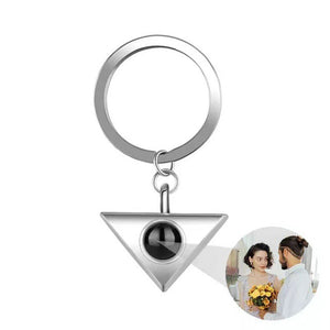 Triangle white gold