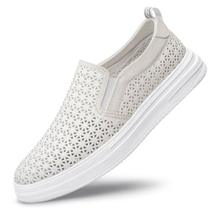 White Perforated Style
