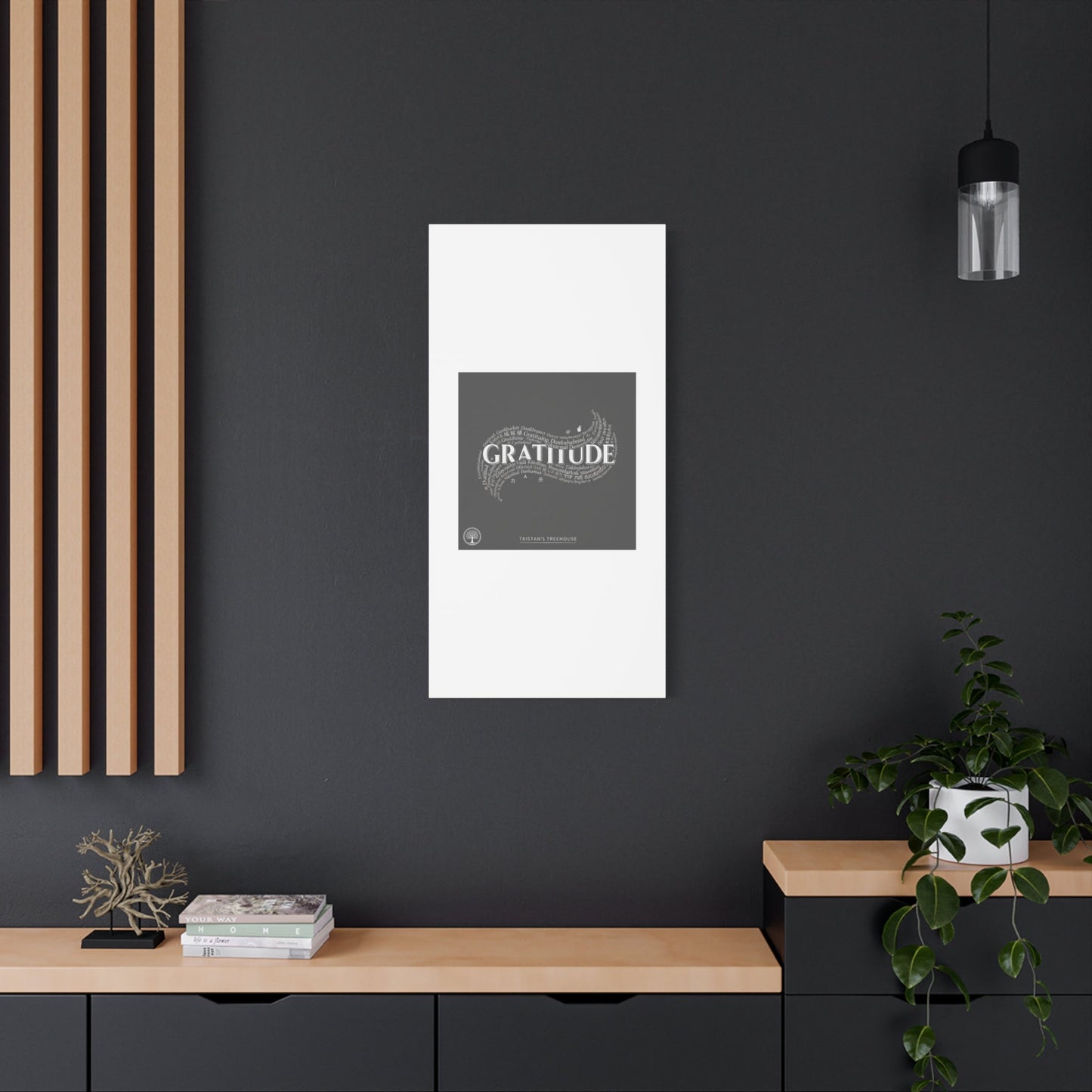 Gratitude Wall Art Matte Canvas | Tiny Treats, sweet uplifting print