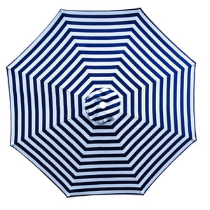 Blue and white stripes