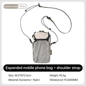 Gray, with shoulder straps
