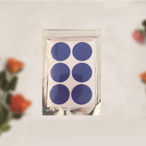 2.8cm deep blue simple aluminum plated bag