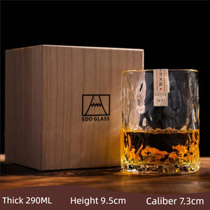 Water ripple cup+wooden box