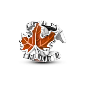 Maple Leaf Bead String Decoration
