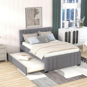 Grey + Upholstered
