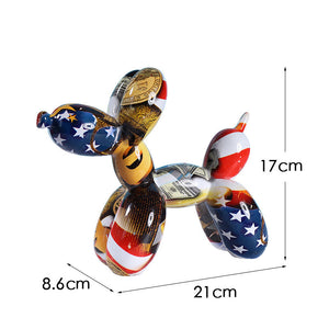 Balloon Dog-Star Flag