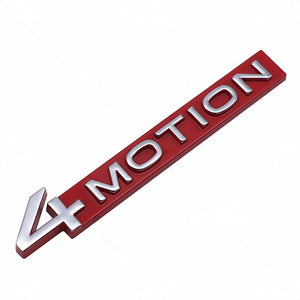 Silver text with red border