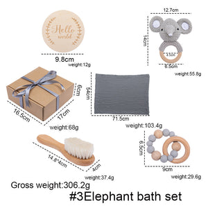 Elephant Bath Set