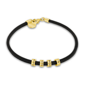 3gold bead bracelets