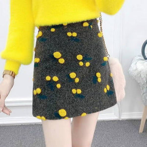 Yellow skirt