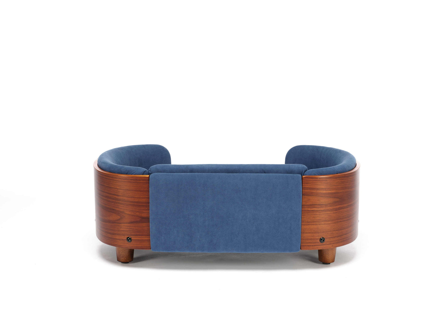 Scandinavian Style Elevated Dog Bed Pet Sofa with Solid Wood Legs and
