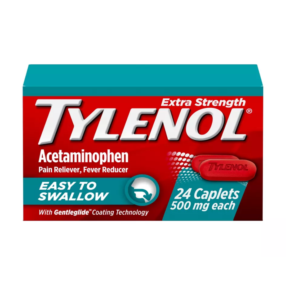 Tylenol Extra Strength Easy to Swallow Caplets (24ct)