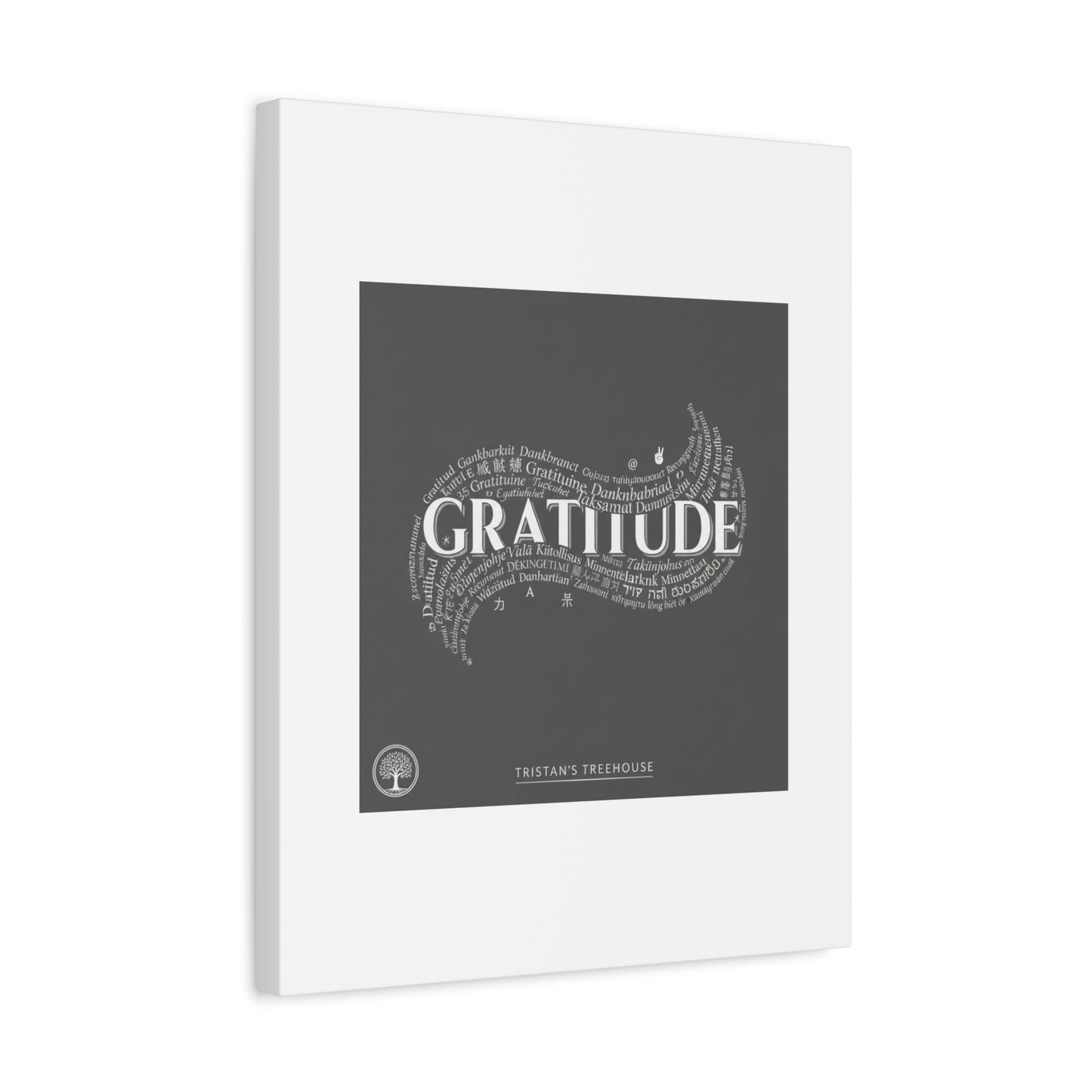 Gratitude Wall Art Matte Canvas | Tiny Treats, sweet uplifting print