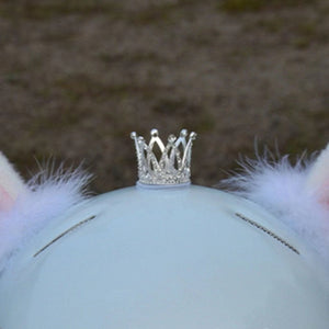 Separate small silver crown
