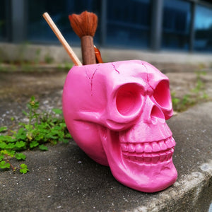 Pink Skeleton Pen Holder