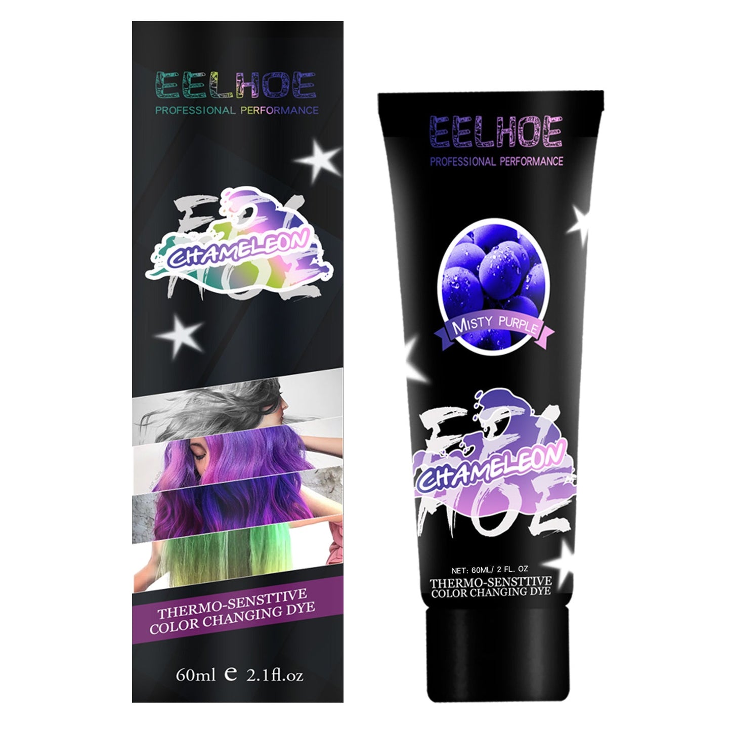 Gradient Hair Conditioner, No Damage To Hair And Scalp Easily Change Hair Color Hair Conditioner