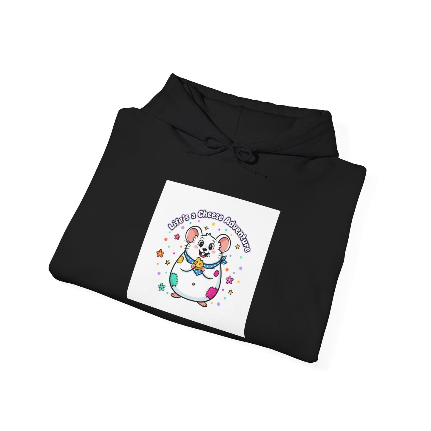Cheeky Rodent Pride Hoodie | Rodent-Core rat art print, quirky animal design
