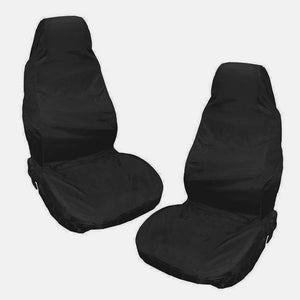 Oxford cloth black front single seat cover