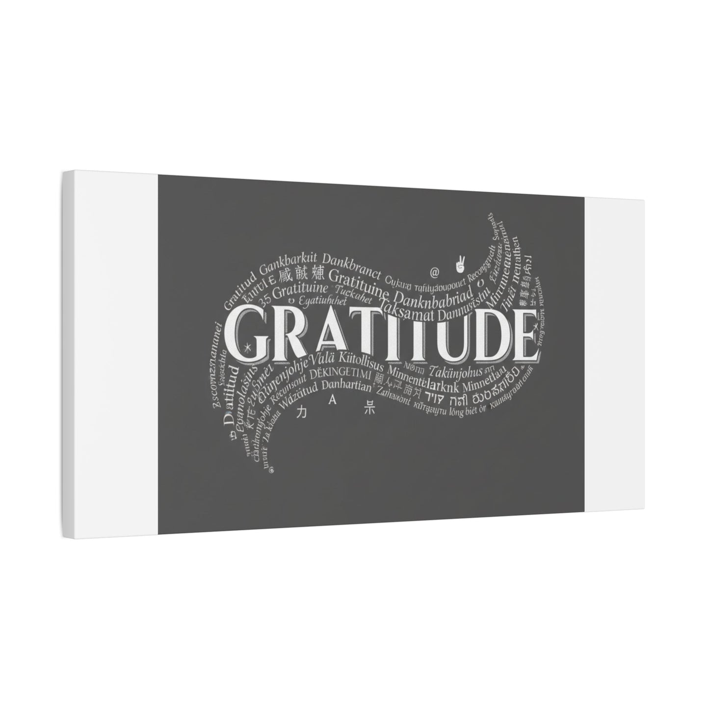 Gratitude Wall Art Matte Canvas | Tiny Treats, sweet uplifting print