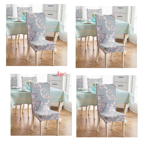 4pc European flower grey