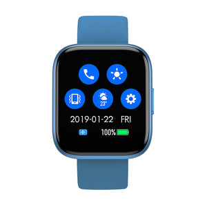Dark blue silicone strap