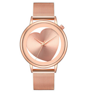 Mesh belt rose gold