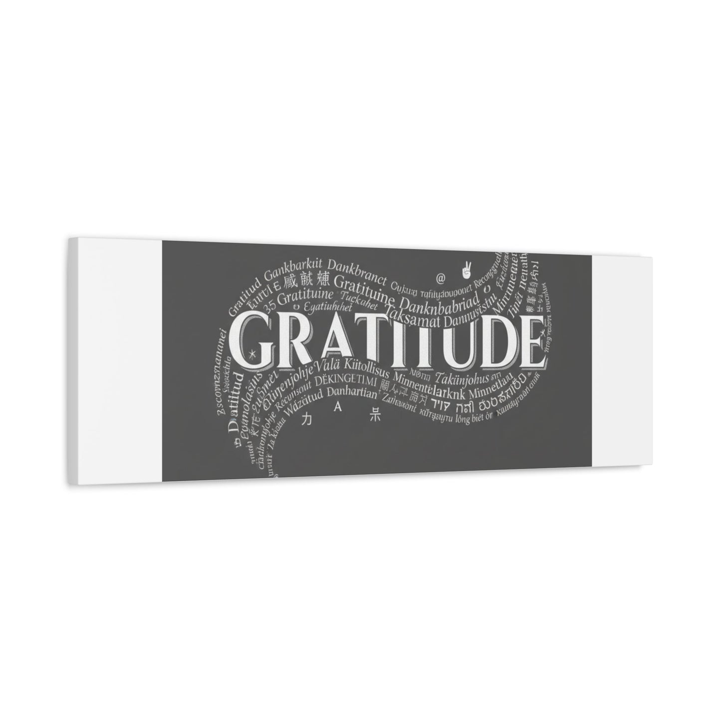 Gratitude Wall Art Matte Canvas | Tiny Treats, sweet uplifting print