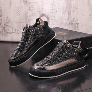 Grey cotton shoes