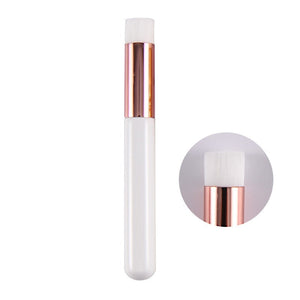 White Rose Gold Flat Head