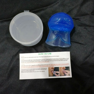 Small round box+blue tongue cover