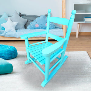 Light Blue + Solid Wood