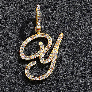 Gold single letter Y