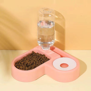 Heart shaped bowl pink
