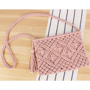 Pink (Can be used as a clutch or shoulder bag)