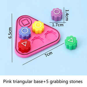 5 dice+pink triangle base