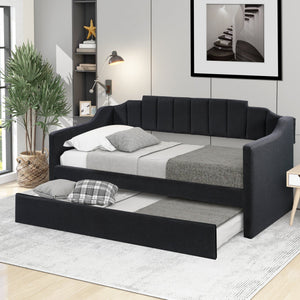 Black + Upholstered