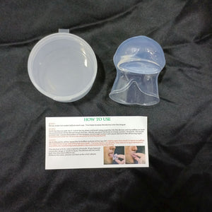 Small round box+white tongue cover