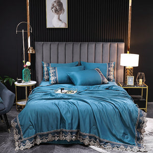 Peacock blue