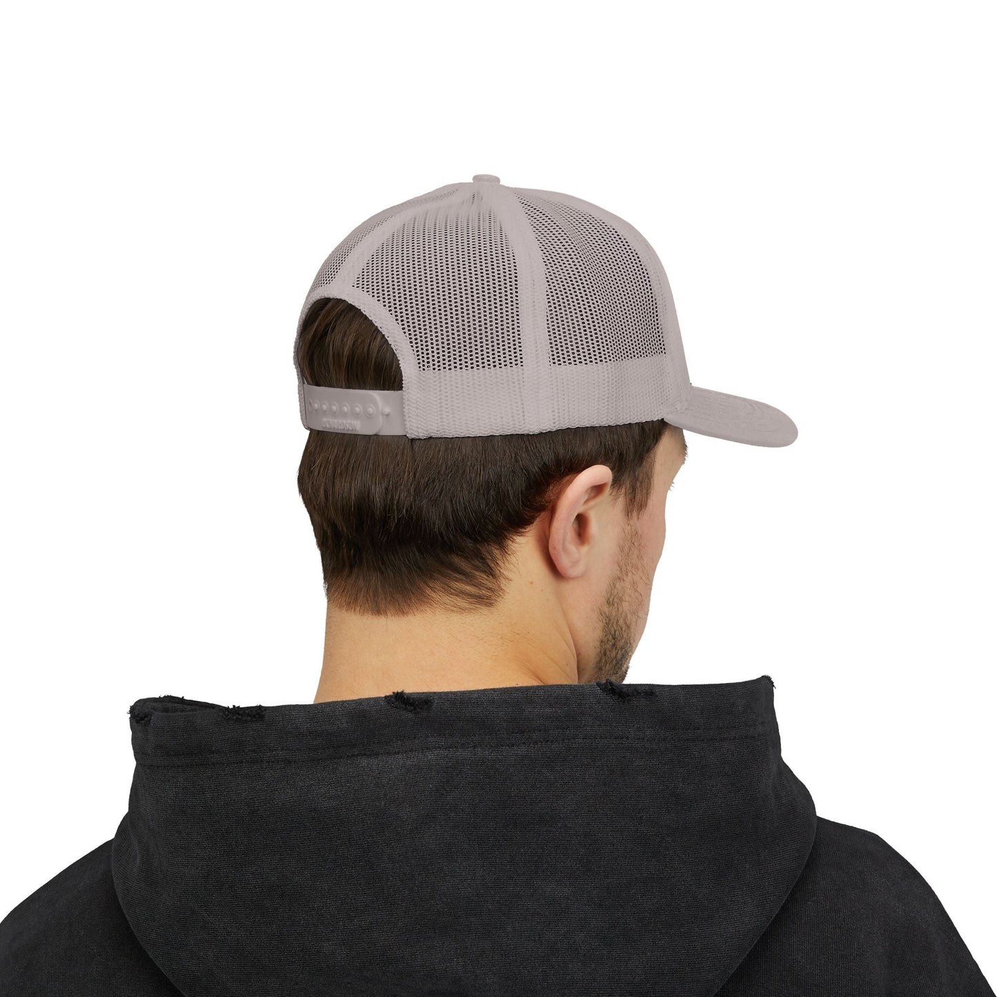 Peace ULP Trucker Cap - Vintage Grey Mesh Snapback Hat