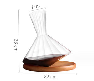 Vertical grain decanter (inclu