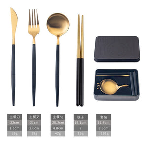 Black gold 4-piece set