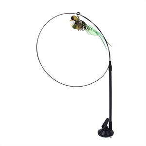 B18407 single pole green bird