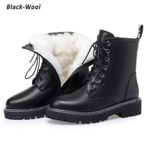 Black wool