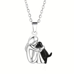 Black dog Necklace