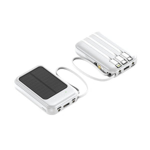 With Cable Solar Energy White