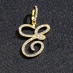 Gold single letter E