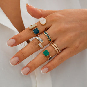 01 Light Gold Ring Set 5515
