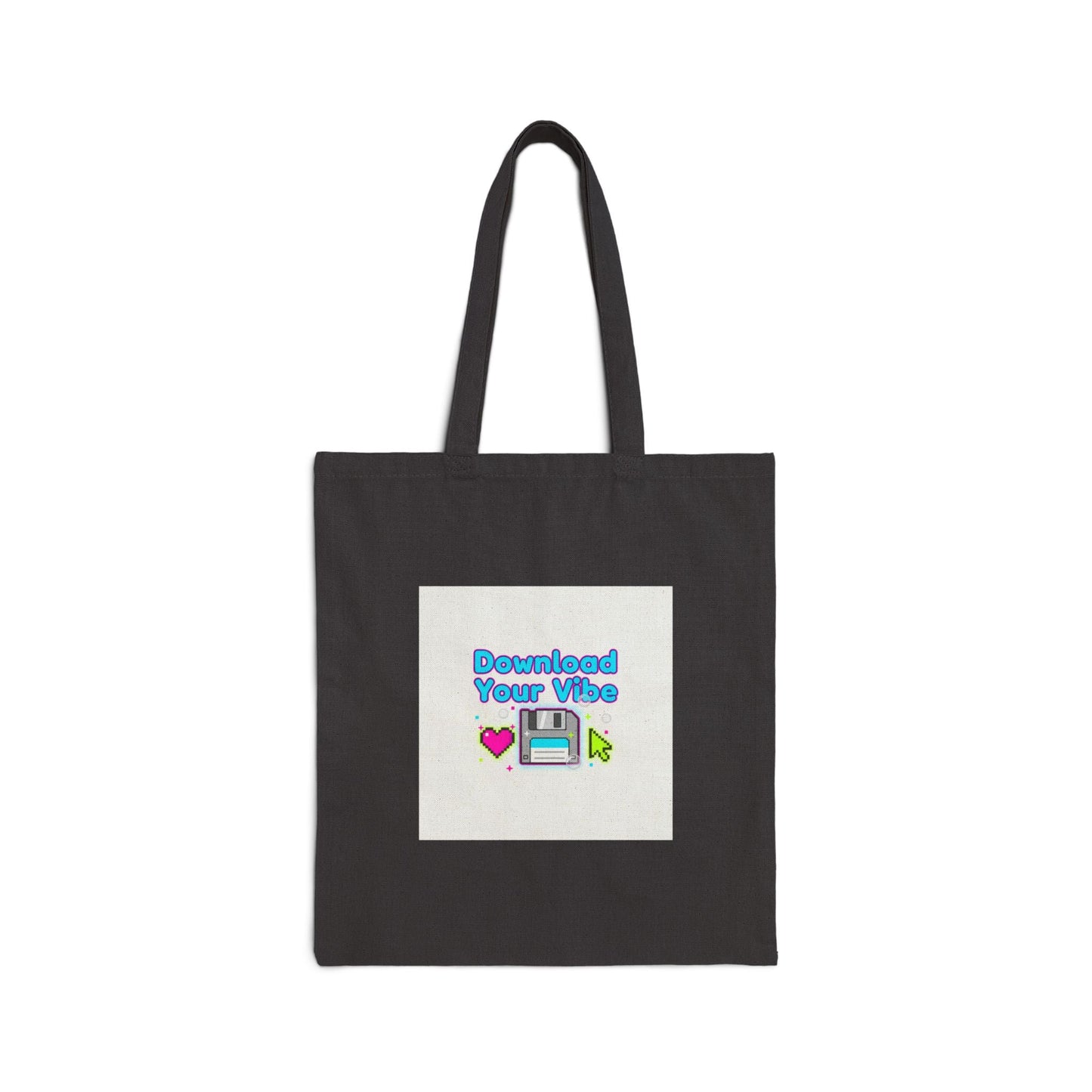 Download Your Vibe Tote | Y2K retro tech, pixel virtual pet nostalgia