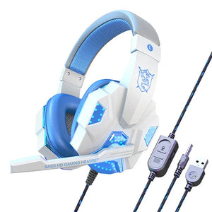 white blue